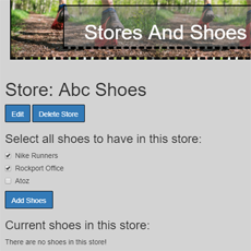 Shoes-Stores Tracker